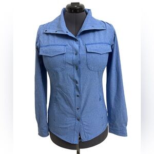 Duluth Trading Co Light Blue Mesh Shirt